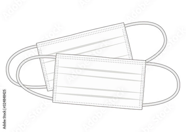 Obraz マスク　イラスト