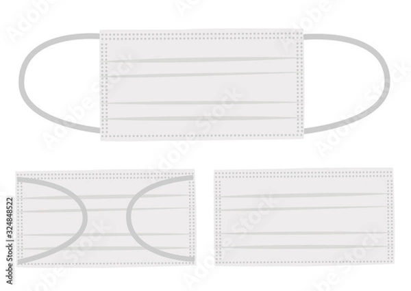 Fototapeta マスク　イラスト