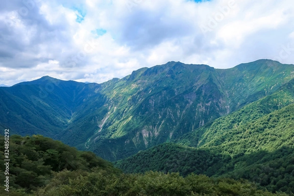 Obraz 群馬県 谷川岳 天神峠の風景