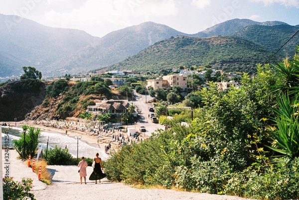 Obraz Streets of Bali village. Crete