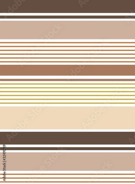 Obraz マルチボーダー　ブラウン