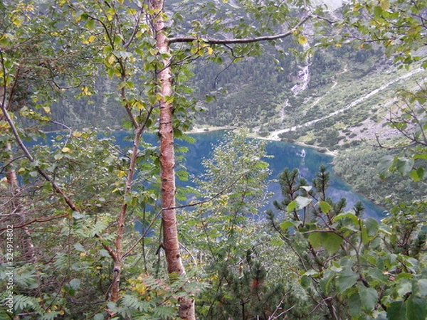 Obraz mountains and lakes