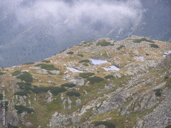 Obraz mountains and lakes