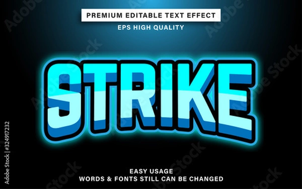 Fototapeta esport text effect