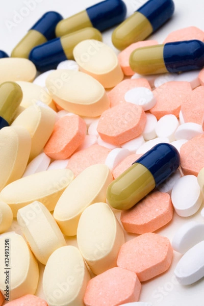 Fototapeta pills