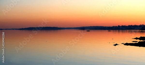 Fototapeta sunset at sea