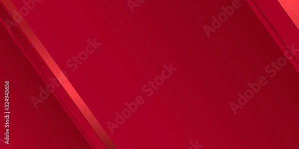 Fototapeta Abstract modern background gradient color. Red maroon and white gradient with stylish line and square decoration suit for presentation design.