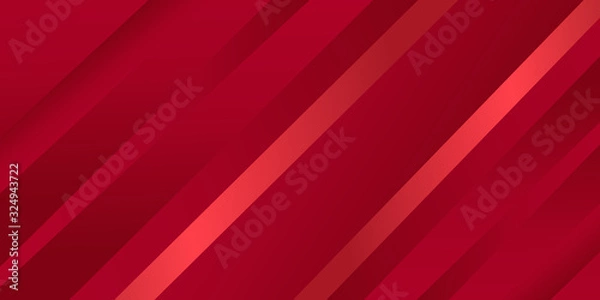 Fototapeta Abstract modern background gradient color. Red maroon and white gradient with stylish line and square decoration suit for presentation design.