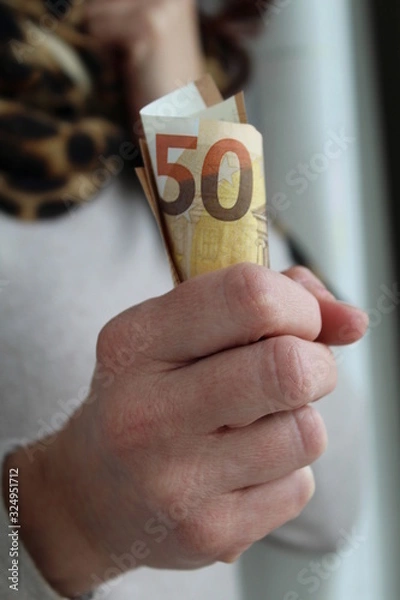 Obraz Banconote in euro - ricchezza