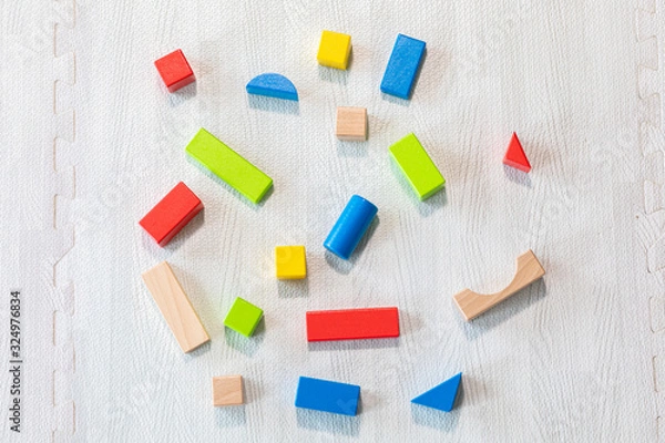 Fototapeta カラフルな積み木