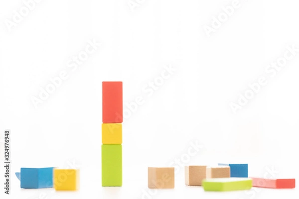 Fototapeta カラフルな積み木