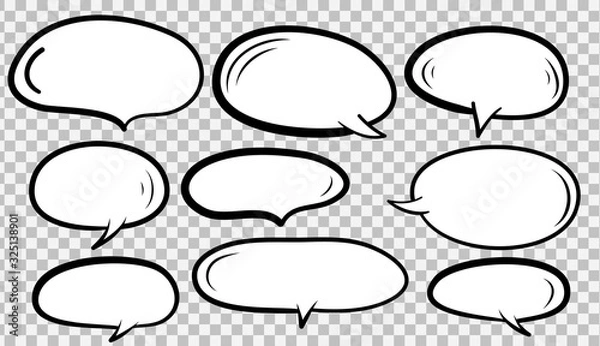 Fototapeta Illustration of spaces for text input.