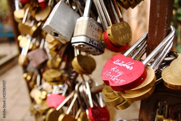 Obraz lock love
