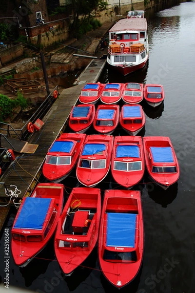 Obraz boats on the river