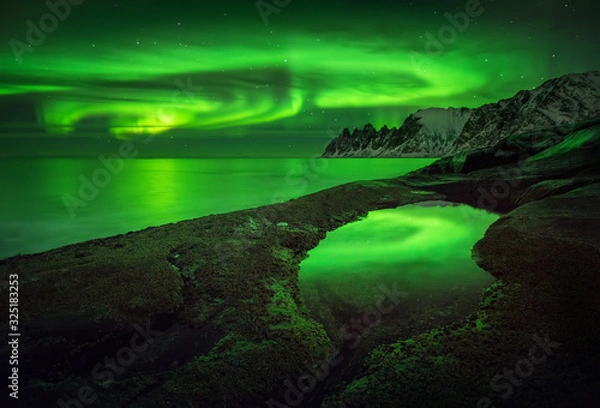 Fototapeta Tugeneset coast Aurora
