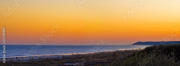 Obraz beach at sunset