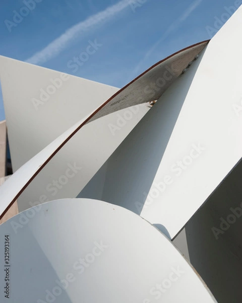 Obraz White Abstract Sculpture