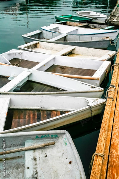 Obraz Row Boats Maine Ogunquit