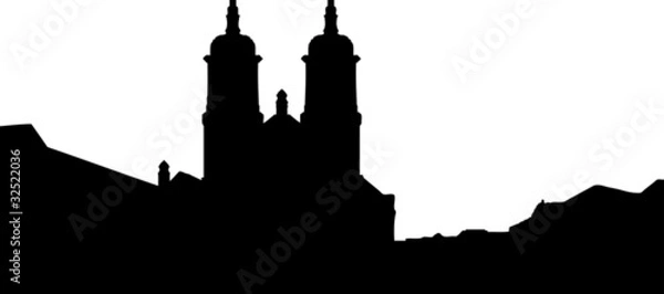 Fototapeta Sykline St.Gallen