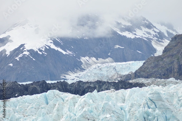 Fototapeta Glacier with mountains