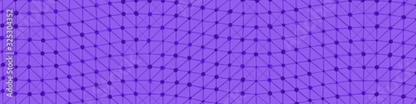 Obraz Abstract Low Polygon Mesh Generative Art background illustration