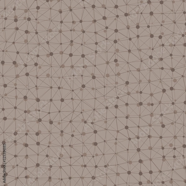 Obraz Abstract Low Polygon Mesh Generative Art background illustration