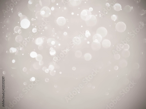 Fototapeta Abstract bokeh lights with soft light background illustration.