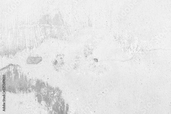 Fototapeta white wall and dirty texture and background with copy space.