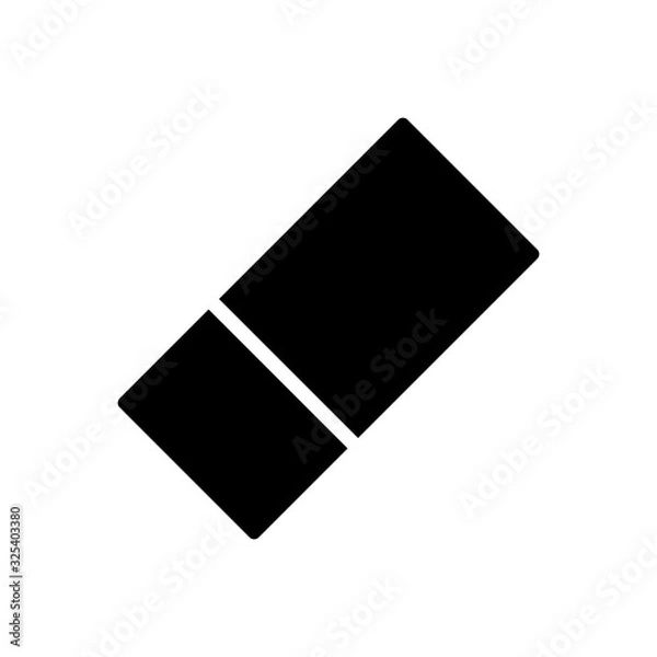Fototapeta eraser icon vector
