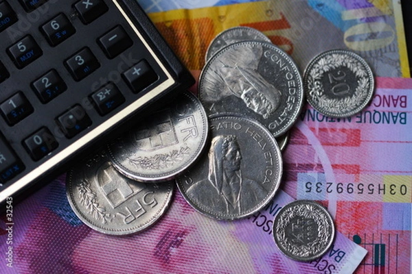 Obraz swiss francs