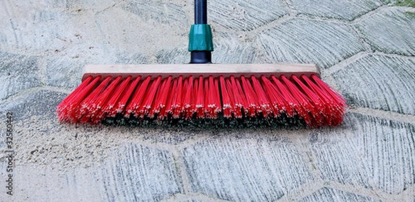 Obraz Besen auf der Baustelle