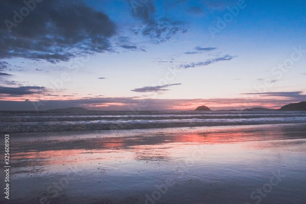 Obraz Amanecer en la playa brasilera