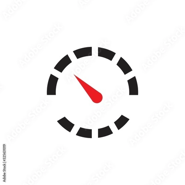 Fototapeta speedo meter logo