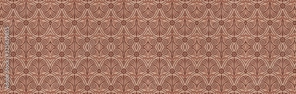 Obraz Pastel Colored Elegant Art Deco Border