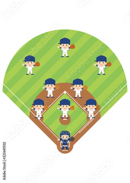 Obraz 野球チーム