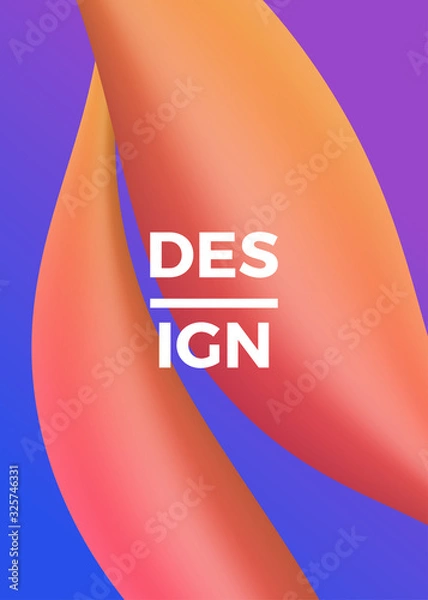 Fototapeta modern Liquid color background design, Futuristic design poster. Eps10