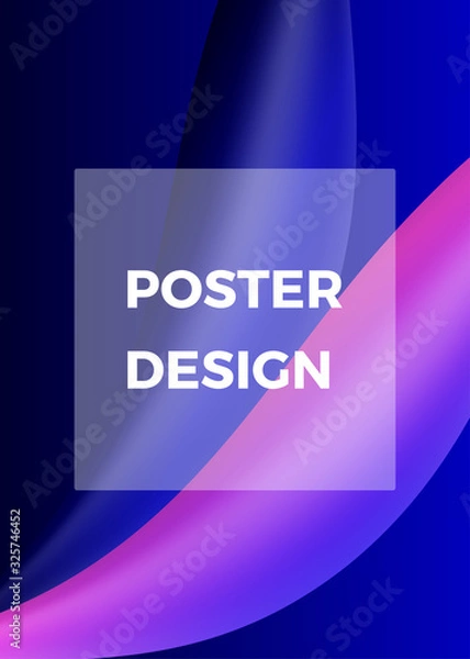Fototapeta modern Liquid color background design, Futuristic design poster. Eps10