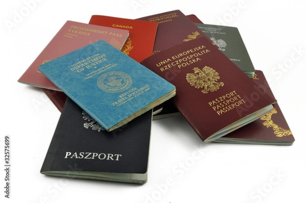 Obraz other travel documents isolated