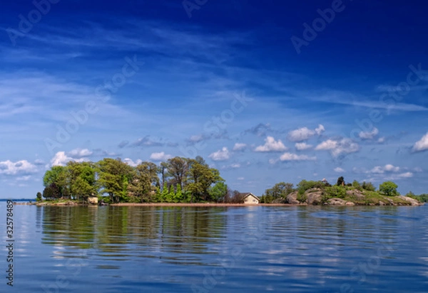 Obraz One of the Thousand Islands on the Saint Lawrence River.