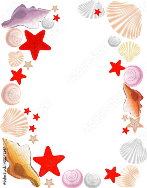 Obraz summer marine frame