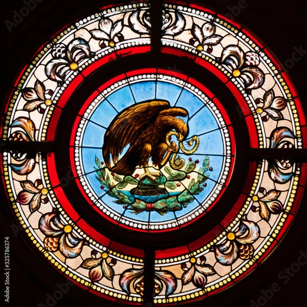 Obraz Mexico flag emblem