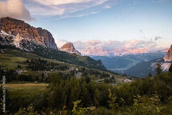 Obraz view of mountains