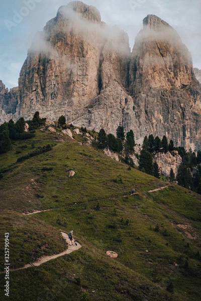 Obraz view of mountains