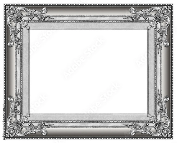 Fototapeta Silver picture frame