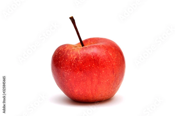 Obraz Beautiful fresh apple on a white background