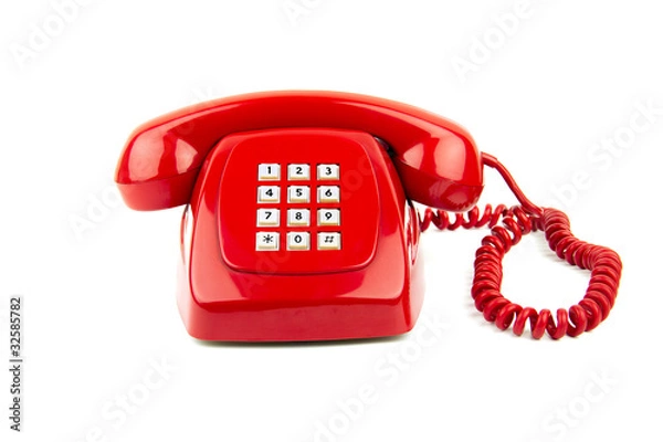Obraz Old Red Telephone