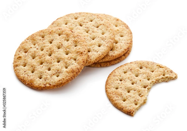 Obraz Cracker Isolated on White Background