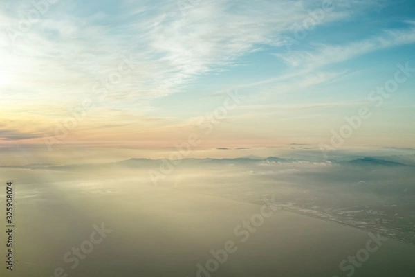 Obraz cloudscape from air travel