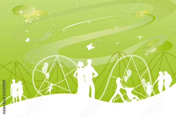 Obraz Parc d'attractions