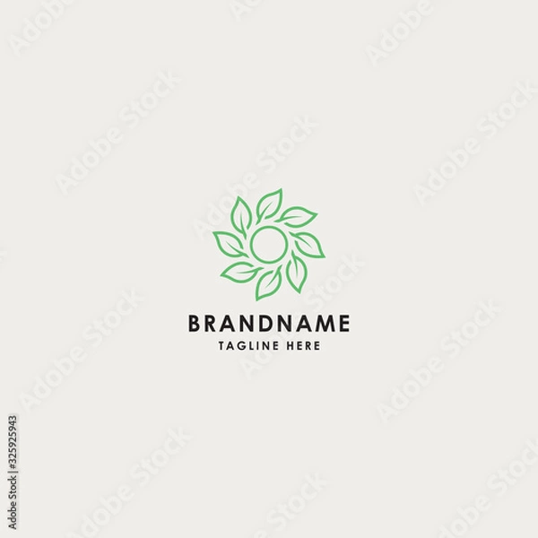 Obraz Leaf logo concept - vector